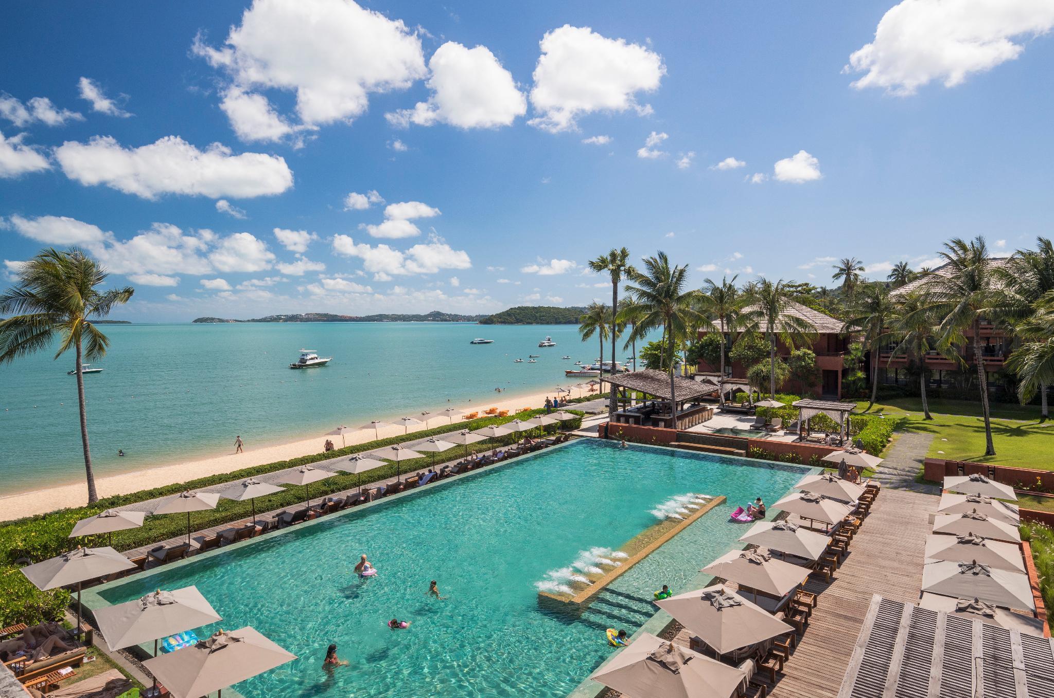 Hansar Samui Resort&Spa - SHA Extra Plus Bophut Bagian luar foto The swimming pool at the resort