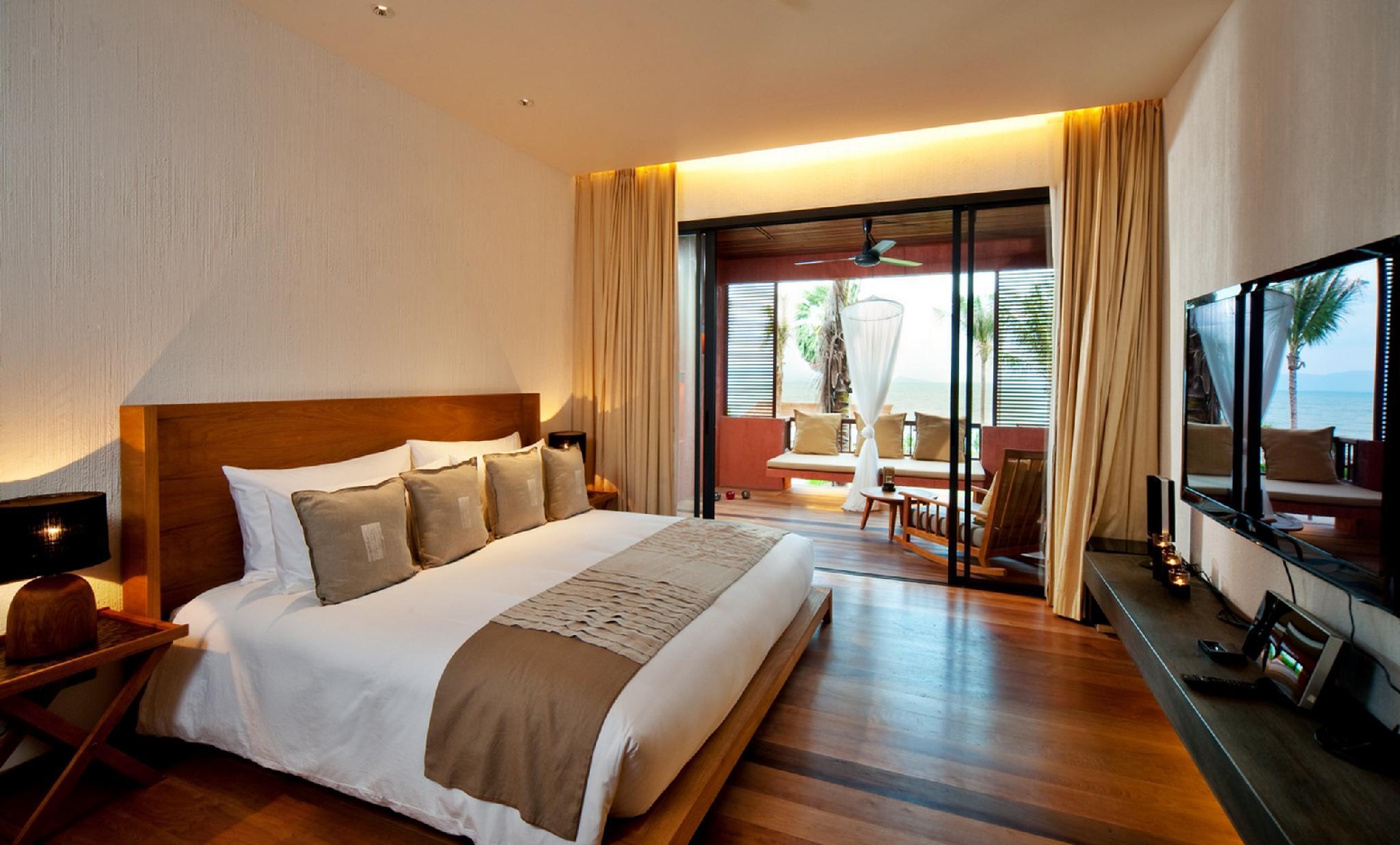 Hansar Samui Resort&Spa - SHA Extra Plus Bophut Bagian luar foto A bedroom at the resort